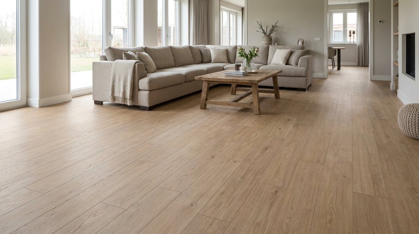 Oak-Look Flooring in 2026: Hybrid Wood vs LVP vs Laminate vs Engineered Hardwood — SuperOak hybrid wood flooring