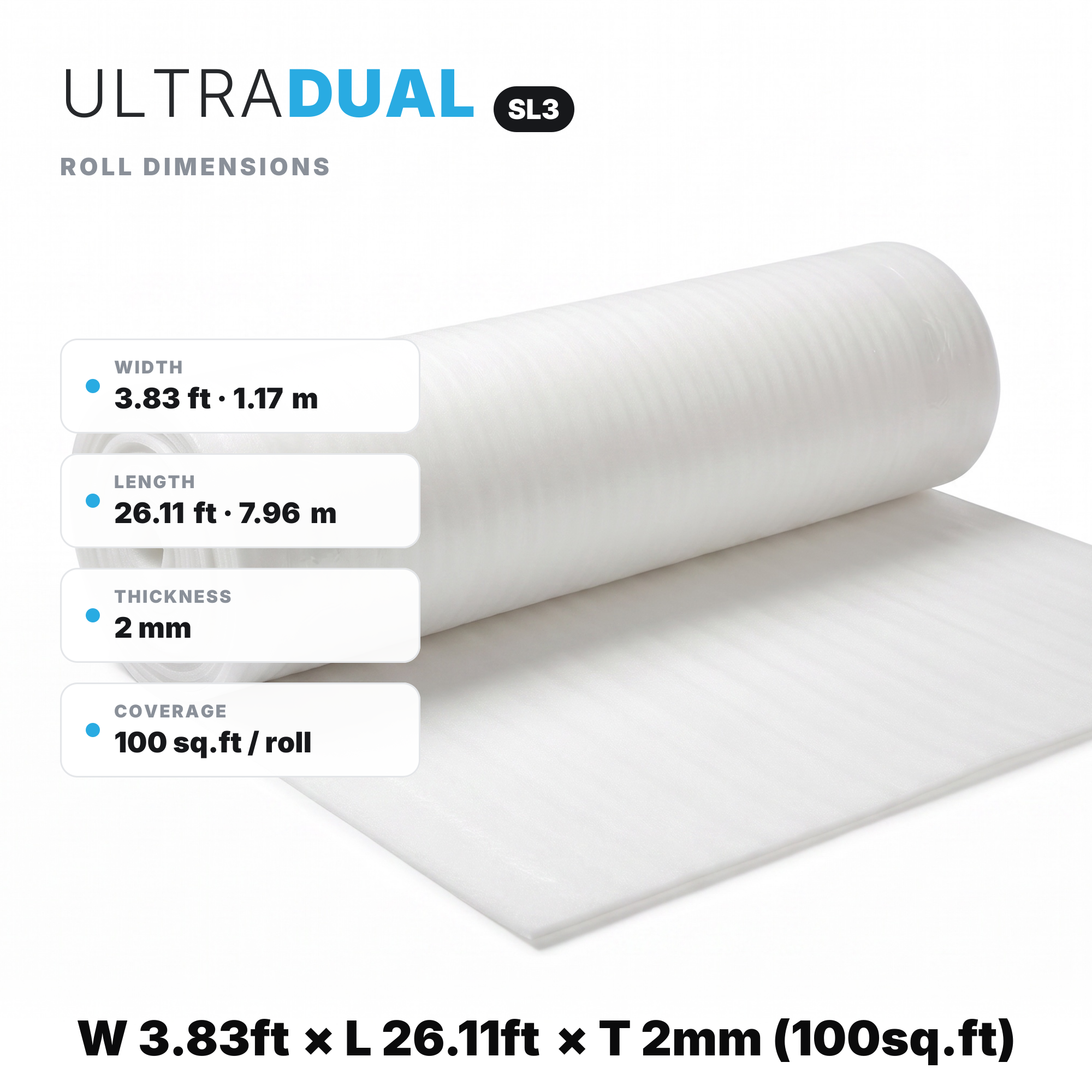 ULTRADUAL SL3 — 尺寸标注