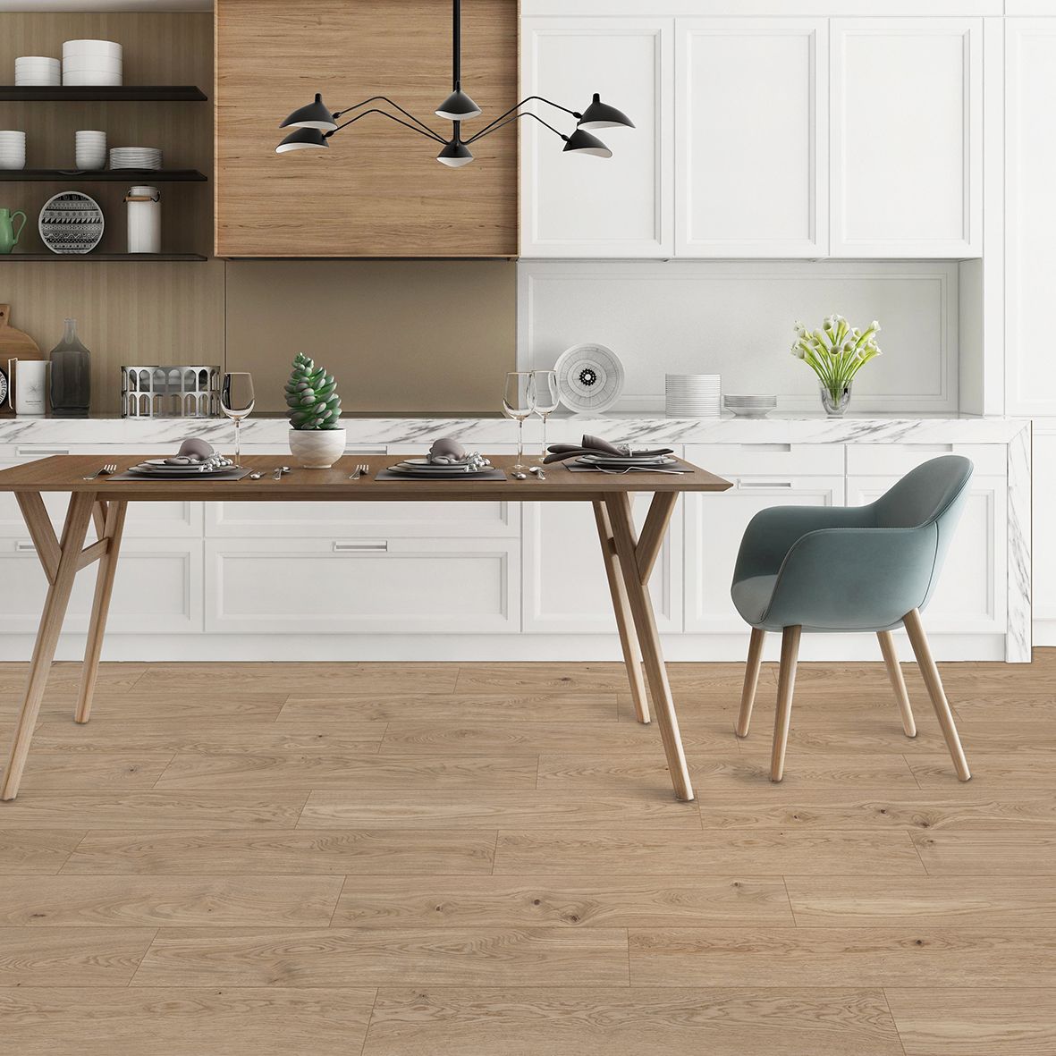 Noon Hickory SuperOak Select Hybrid Wood Flooring