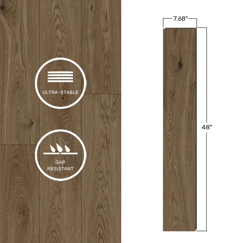 Plain Brown SuperOak Select Hybrid Wood Flooring