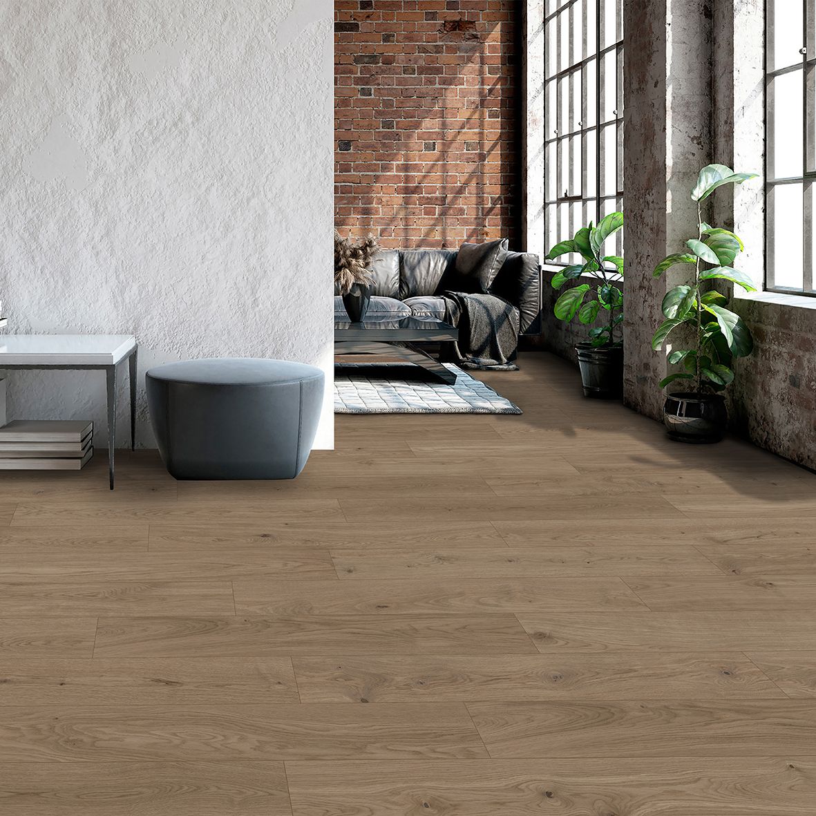 Plain Driftwood SuperOak Select Hybrid Wood Flooring