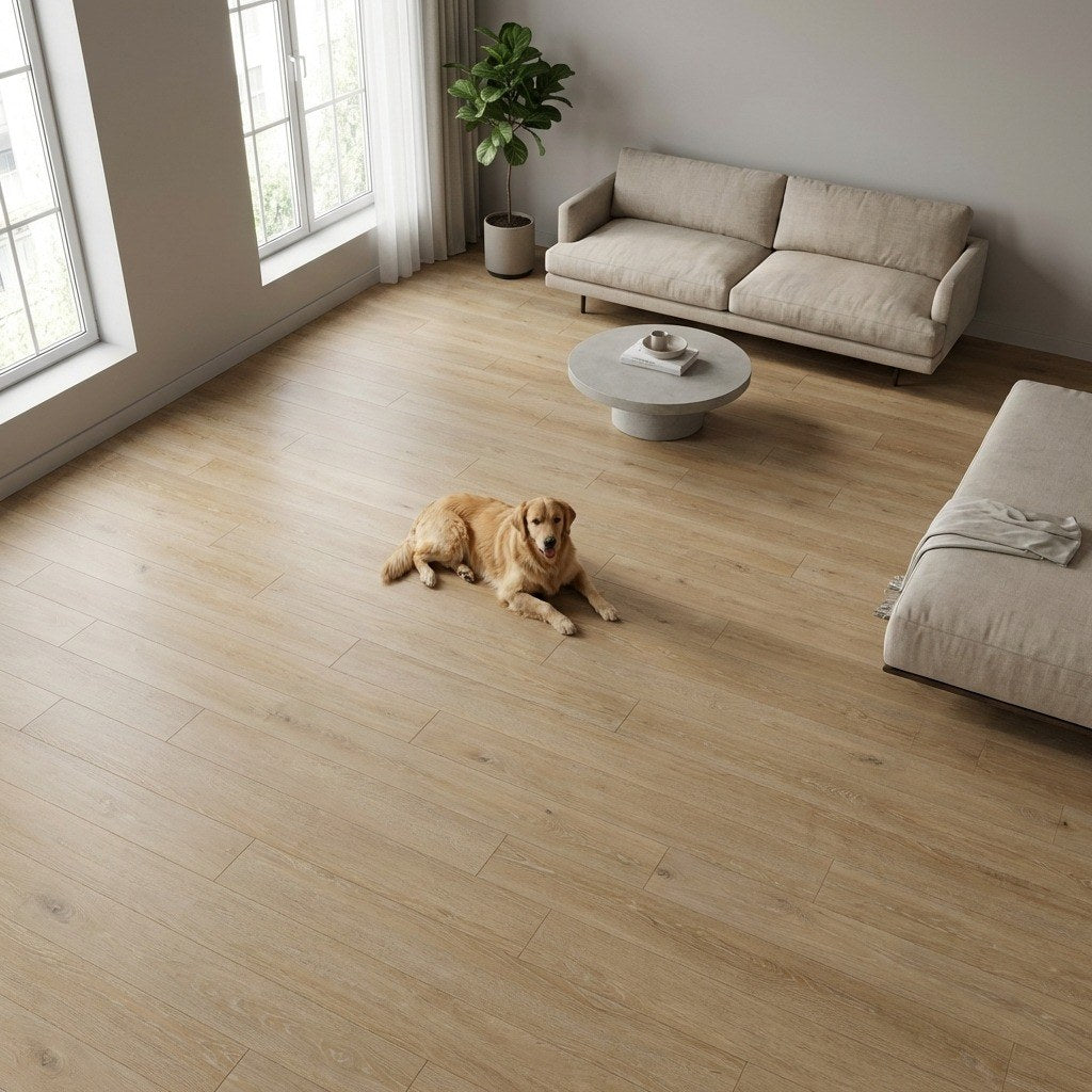Rustic Prairie Oak — SuperOak Elite in a living room