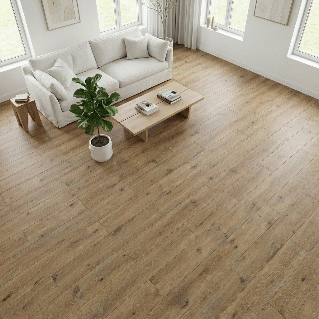 Autumn Trail Oak — SuperOak Elite in a bedroom
