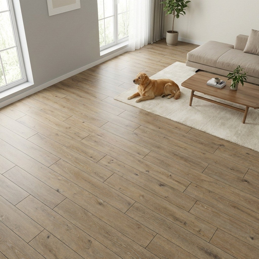 Autumn Trail Oak — SuperOak Elite in a living room