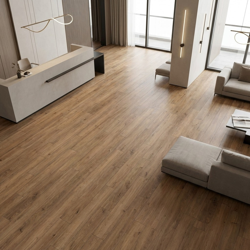 Natural Hickory — SuperOak in a living space