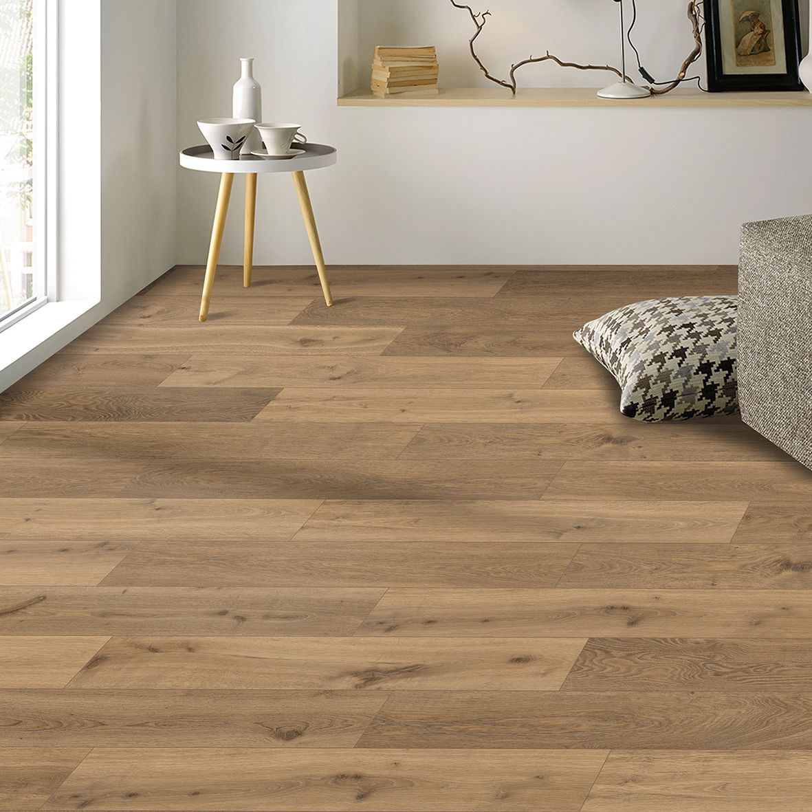 Natural Hickory — SuperOak in a living space