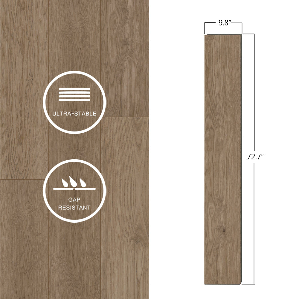 Coastal Driftwood — SuperOak construction and dimensions