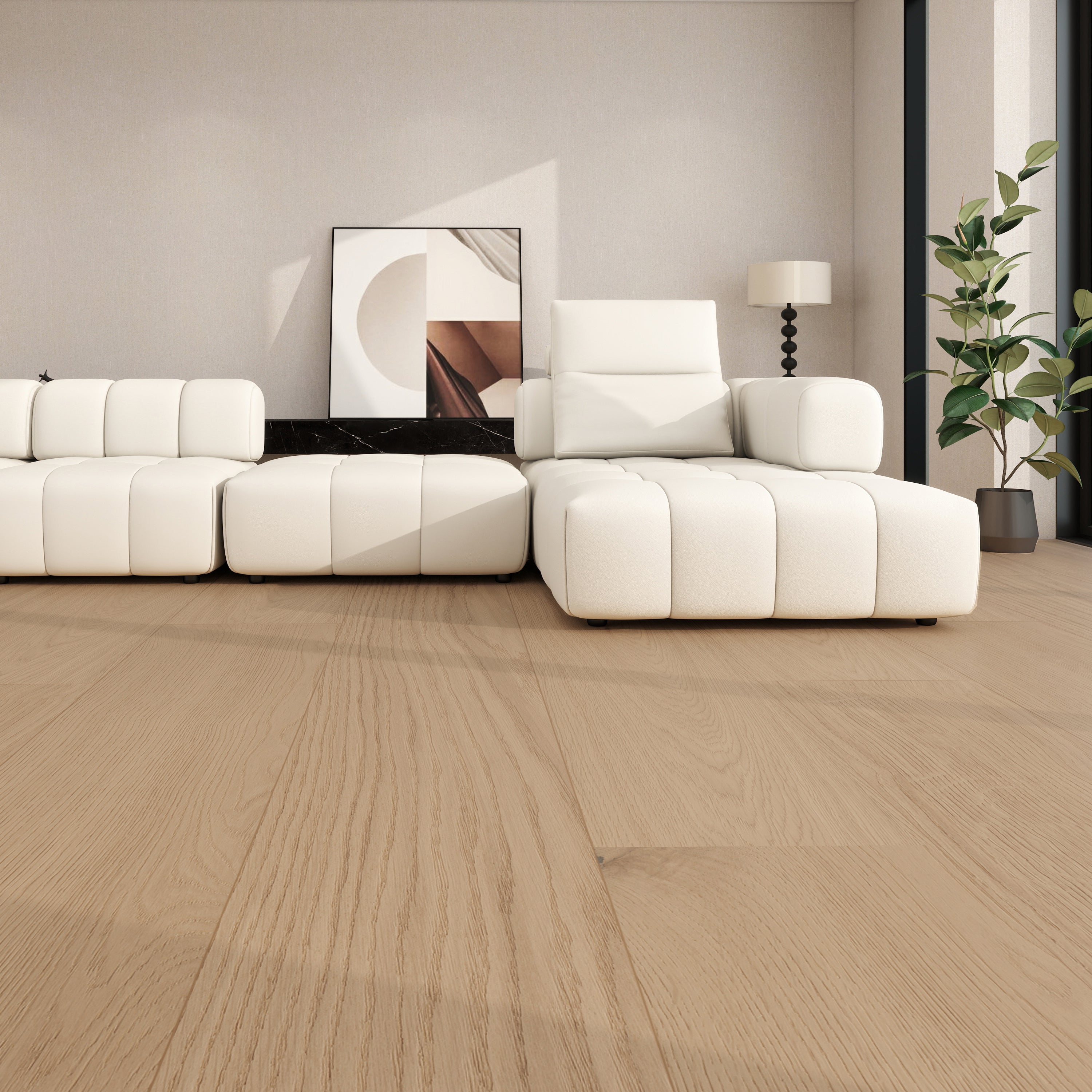 Beige Oak — SuperOak in a living space