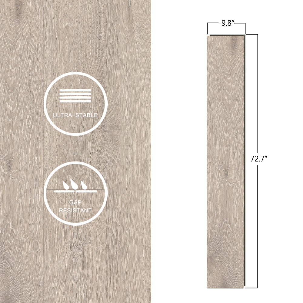 Rustic Knot — SuperOak construction and dimensions