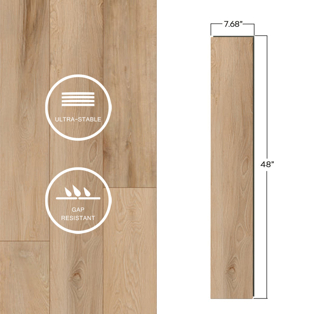 Sunshine Hickory — SuperOak construction and dimensions