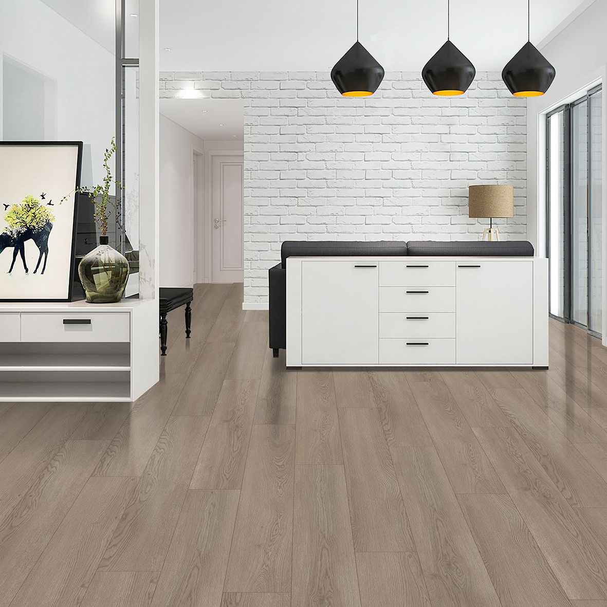 Clean Brushed — SuperOak in a living space