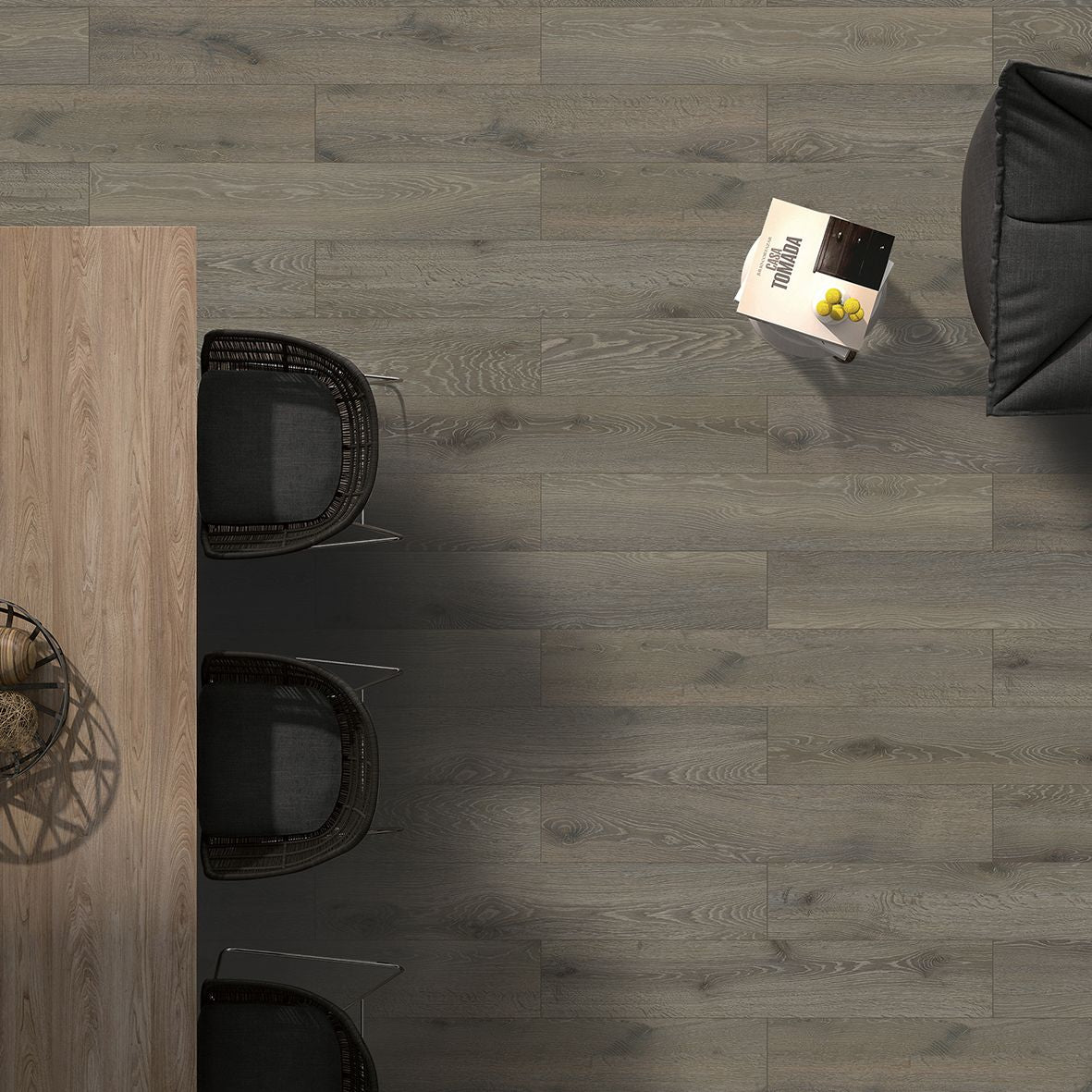 Gray Oak — SuperOak in a living space