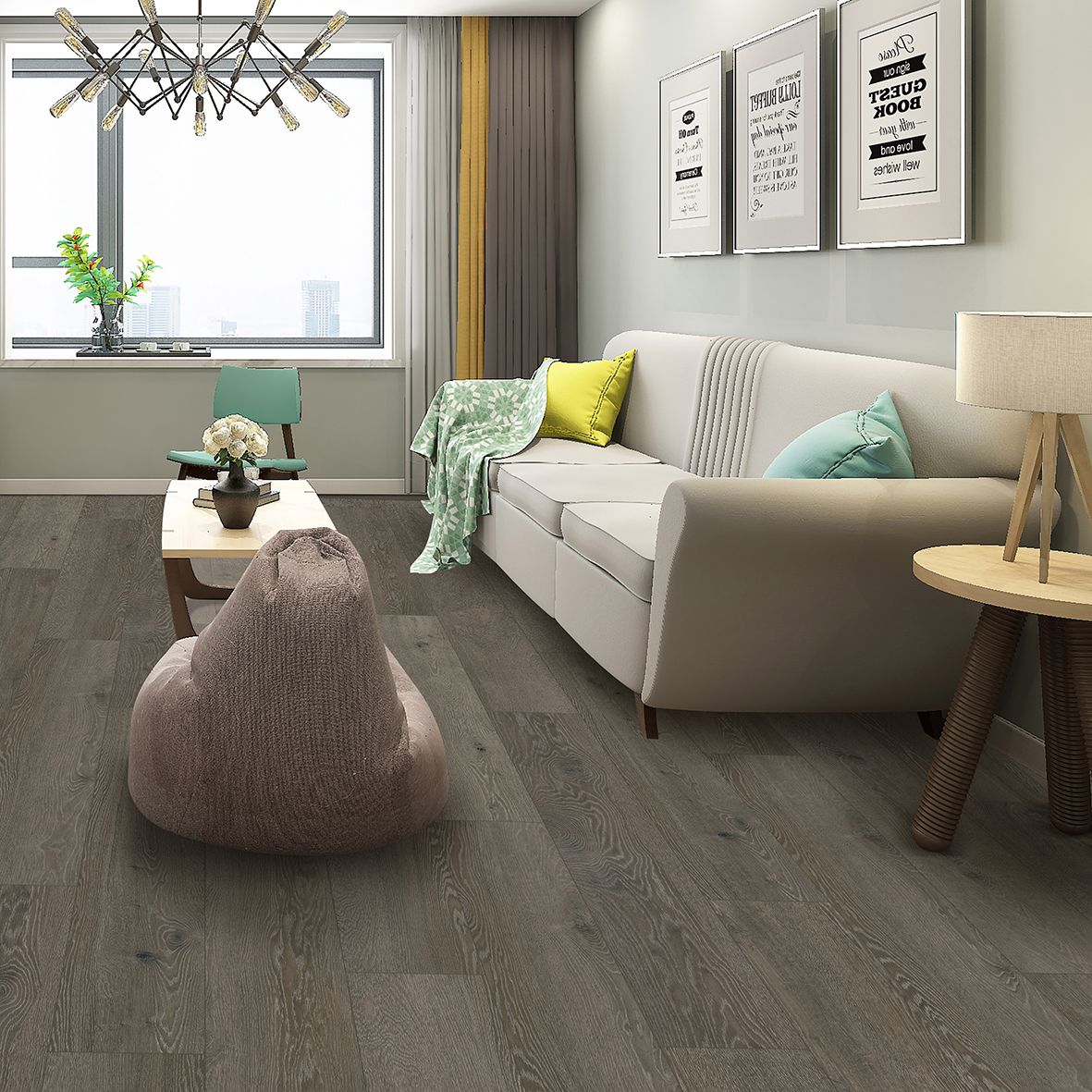 Brown Knots — SuperOak in a living space