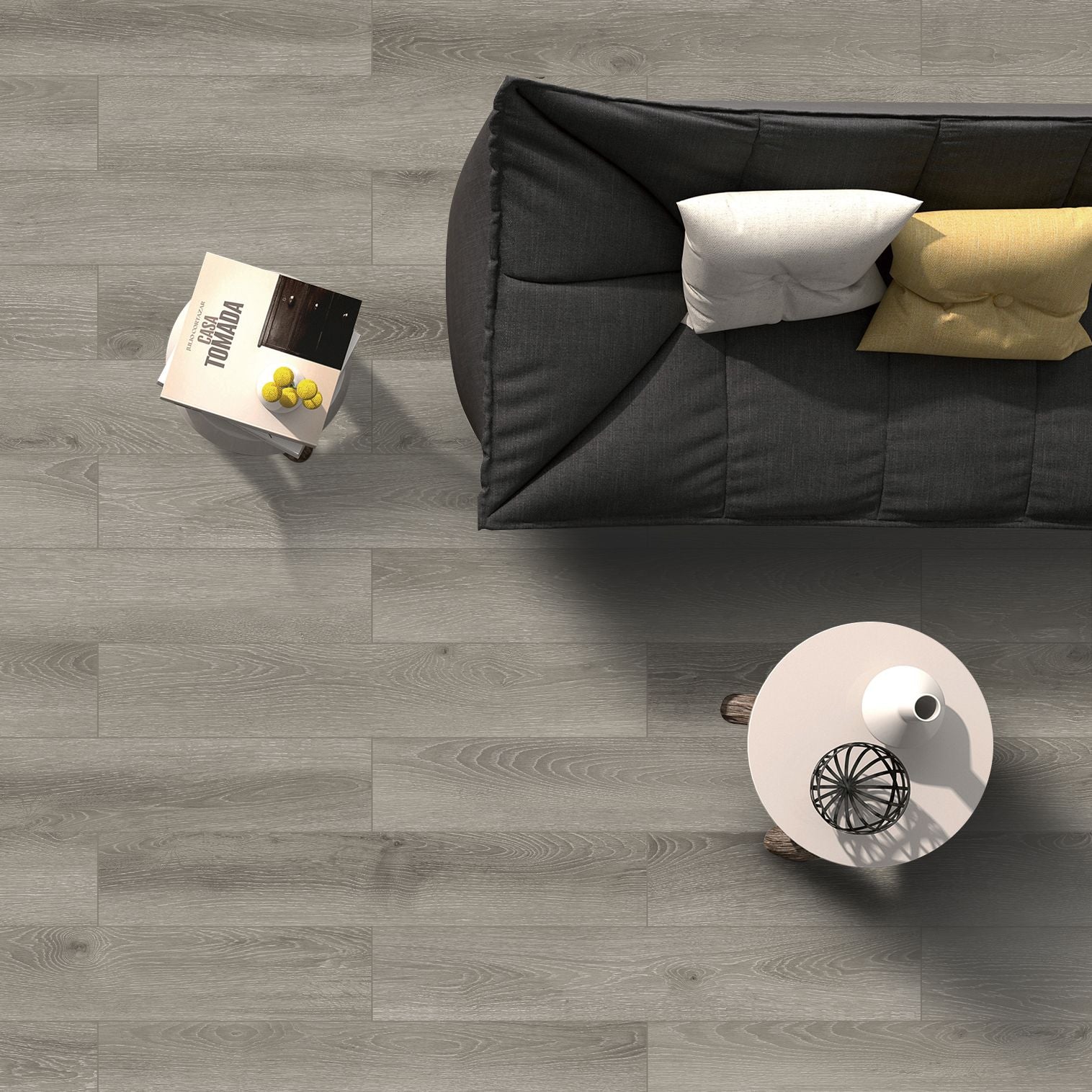 White Ivory SuperOak Lite Hybrid Wood Flooring