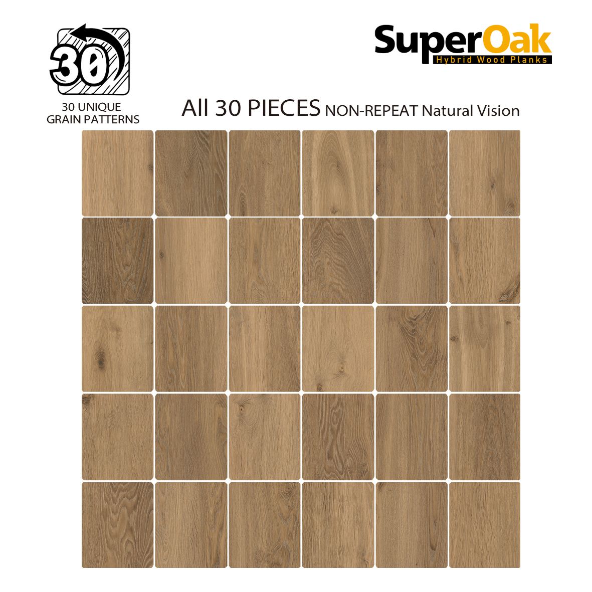 White Ivory SuperOak Lite Hybrid Wood Flooring