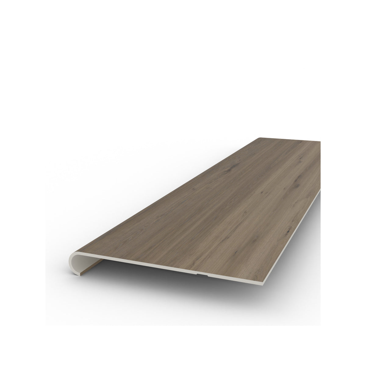 SUPEROAK LITE Stair Tread Perfect-Match-Trim — 48 in x 12.2 in with 1.61 in nosing