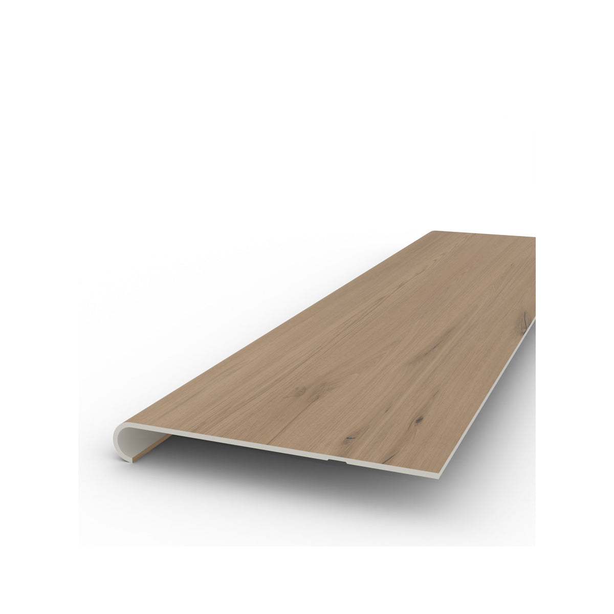 SUPEROAK PLUS Stair Tread Perfect-Match-Trim — 48 in x 12.2 in with 1.61 in nosing